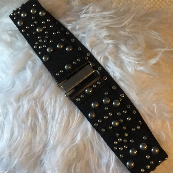 Betsey Johnson Accessories - Betsey Johnson Black stretch belt size M/L
